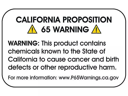 Prop 65 Warning